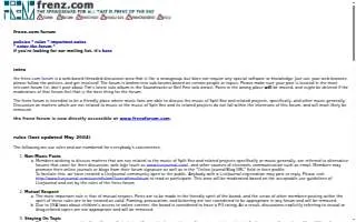 Frenz Salon & Spa website