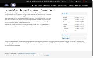 Laramie Range Ford