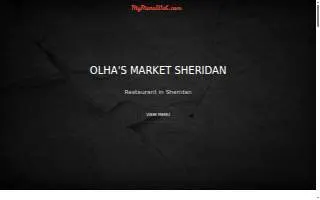 Olha's Market website