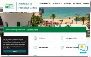 Pompano Beach Building Department website