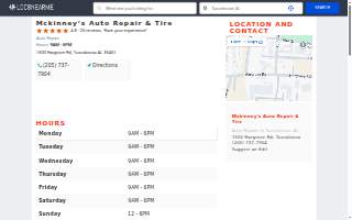 Mckinney’s Auto Repair & Tire