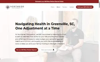 Northside Chiropractic of Greenville website
