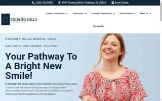 Hickory Hills Dental Care website