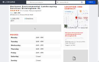 Horizons Environmental Landscaping Services Birmingham AL