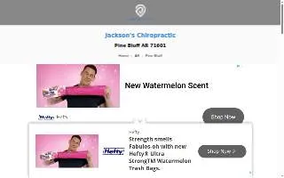 Jackson's Chiropractic website