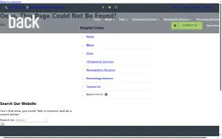 BackFit Health + Spine of Surprise website