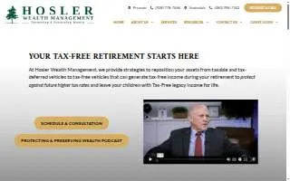 Hosler Wealth Management of Prescott website