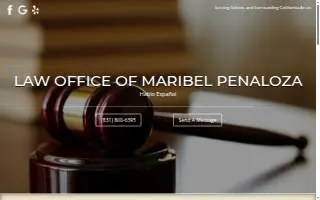 Law Office of Maribel Penaloza website