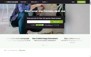 Electricians Service Team of Pasadena website