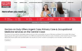 Doctors on Duty website