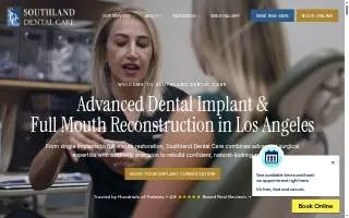 Southland Dental Care website