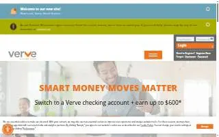 Verve, a Credit Union of Onalaska website