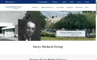 Facey Medical Group - Burbank website
