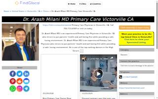 Dr. Arash Milani MD Victorville CA - Primary Care Victorville CA