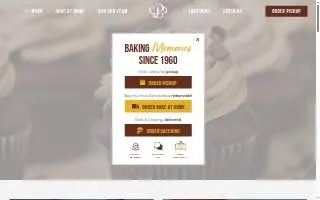 Porto's Bakery and Cafe of Downey website