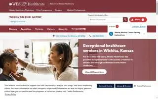 Wesley Health Centers - Norwalk website