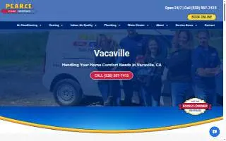 Vacaville HVAC Services website