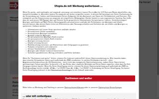 Utopia Salon website