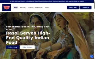 Rasoi Indian Food website
