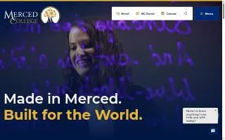 Merced College website