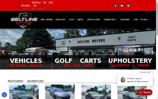 Beltline Motors website