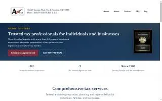 AW TAX BUSINESS SERVICES website