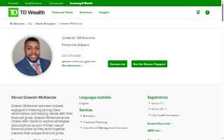Gawain McKenzie - TD Wealth Financial Advisor