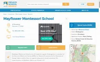 Mayflower Montessori School website