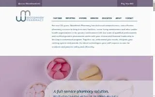 Woodmark Pharmacy website