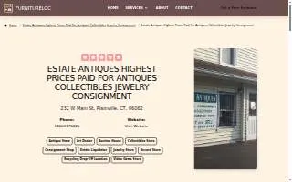 Estate Antiques Highest prices paid for Antiques Collectibles jewelry consignment website