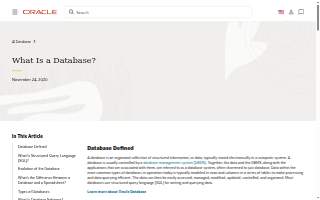 Database & Web Technologies