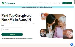 Caregiver's Home Solutions website