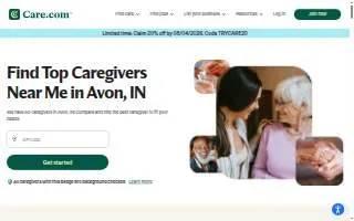Caregiver's Home Solutions website