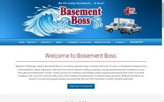 Basement Boss of Shelton website