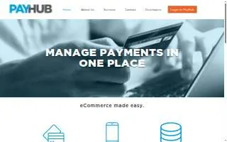 PayHub Payments website