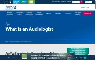 Audiology Associates website