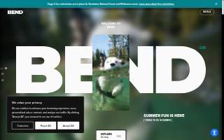 Bend Yoga and Wellness of Orange website