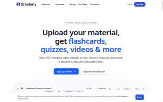 Scholarly Tutorial Services