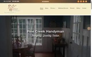 Pine Creek Handyman website