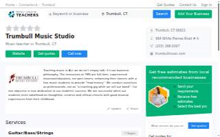 Trumbull Music Studio