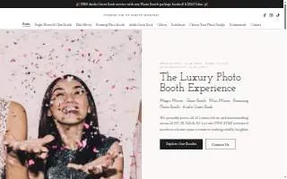 Mirror Me CT Photo Booths website
