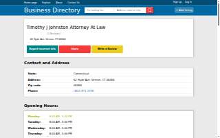 Timothy J Johnston Attorney At Law