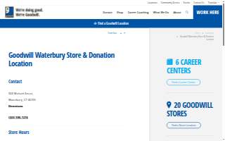 Goodwill Waterbury Store & Donation Station