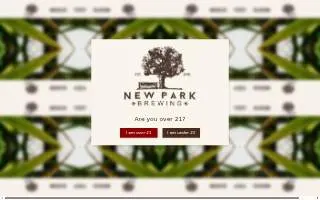 New Park Brewing of West Hartford website
