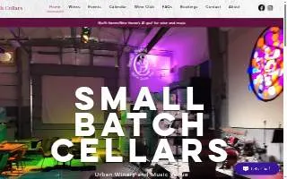 Small Batch Cellars of West Haven website
