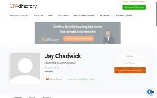 Jay B. Chadwick, CPA website