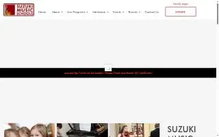 Suzuki Music Schools website