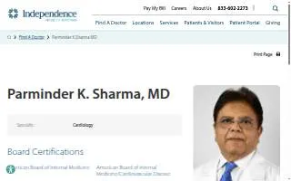 The Sharma Law Firm of Brookside website