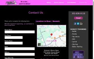Victoria's Dance Stars of Glasgow website