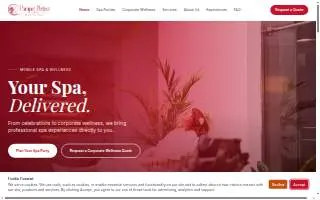 Pamper Perfect Mobile Spa of Glasgow website